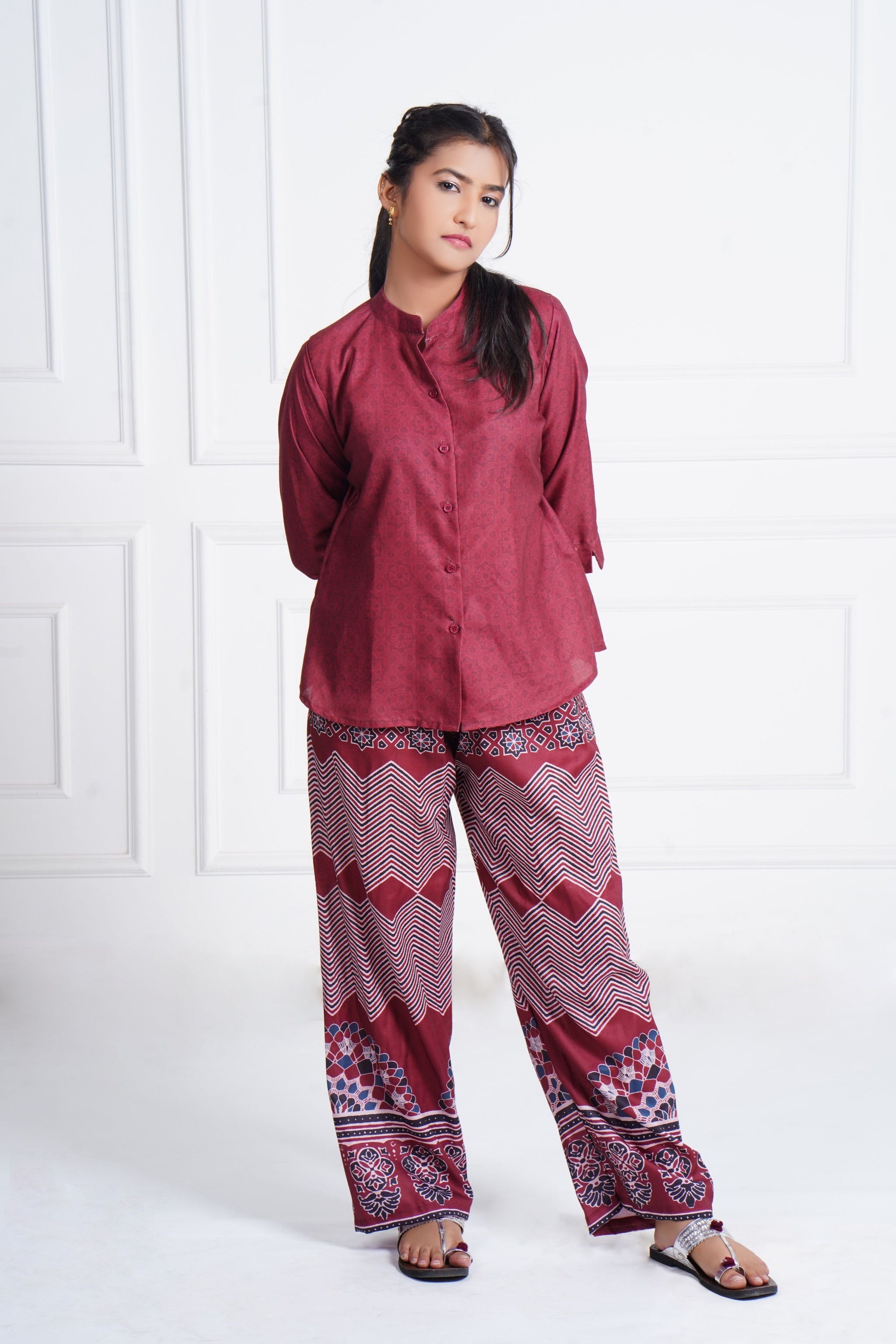 Merlot Mosaic Coord Set