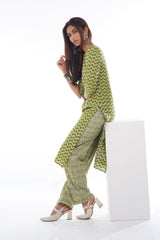Olive Breeze Printed Kurta Set