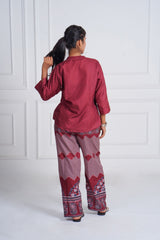 Merlot Mosaic Coord Set
