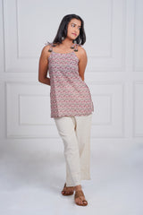 Blush Pink Strap Kurti