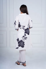 Noir Blossom Printed kurta Set