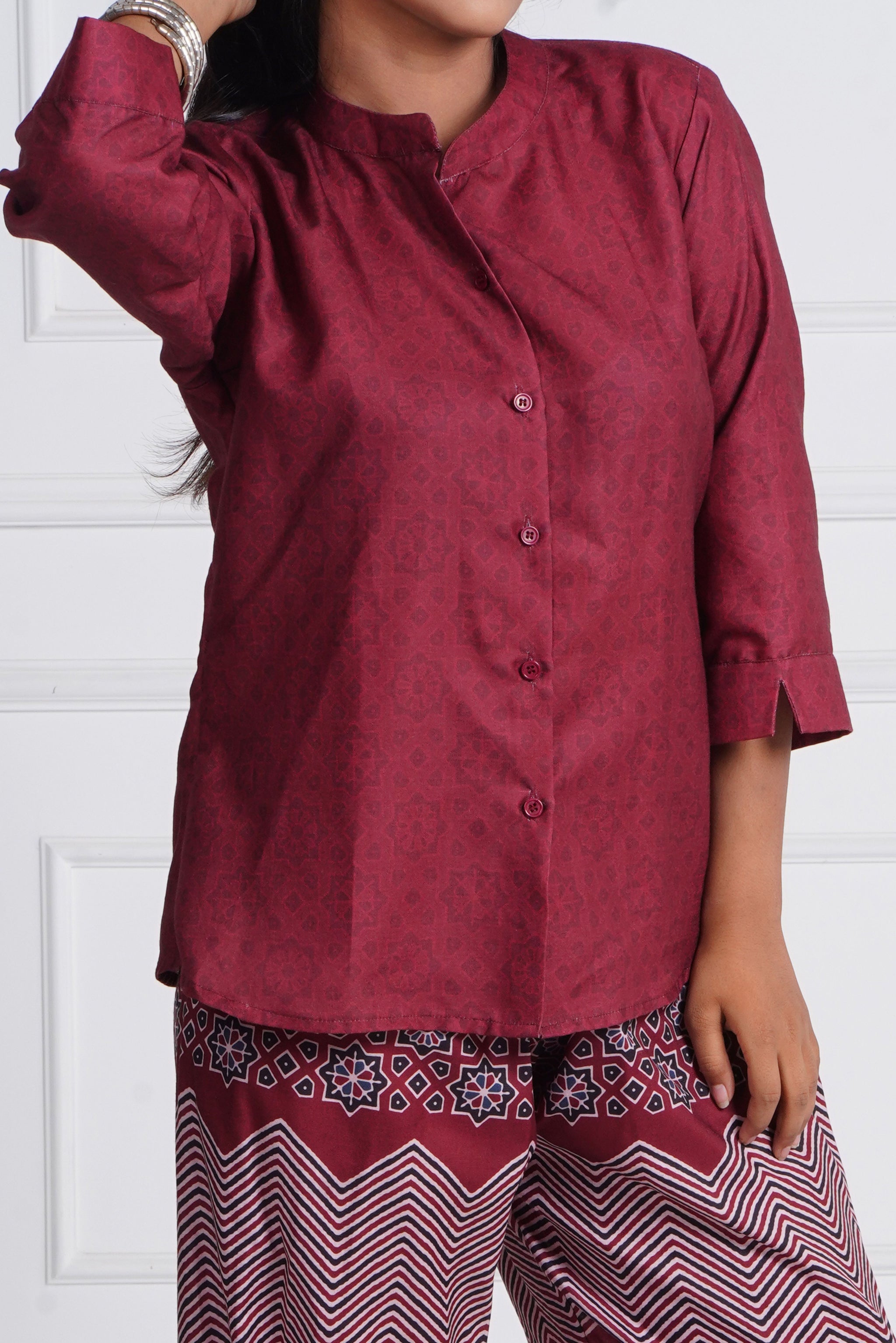 Merlot Mosaic Coord Set